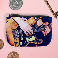 Stevie Ray Guitar  Mini Coin Purse by StarvingArtisan