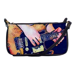 Stevie Ray Guitar  Shoulder Clutch Bag by StarvingArtisan