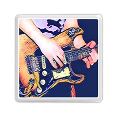 Stevie Ray Guitar  Memory Card Reader (square) by StarvingArtisan