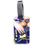 Stevie Ray Guitar  Luggage Tag (two sides) Back