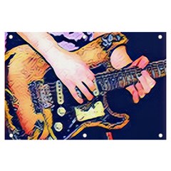 Stevie Ray Guitar  Banner And Sign 6  X 4  by StarvingArtisan