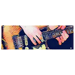 Stevie Ray Guitar  Banner And Sign 9  X 3  by StarvingArtisan