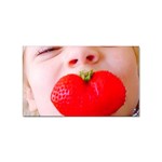 Strawberry Love Sticker (Rectangular) Front