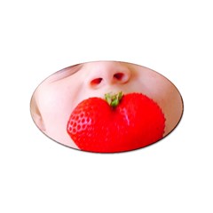 Strawberry Love Sticker Oval (10 Pack)