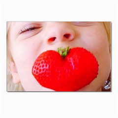 Strawberry Love Postcard 4 x 6  (pkg Of 10) by StarvingArtisan