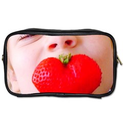 Strawberry Love Toiletries Bag (one Side) by StarvingArtisan