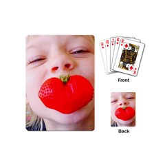 Strawberry Love Playing Cards Single Design (mini)