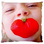 Strawberry Love Large Cushion Case (Two Sides) Back