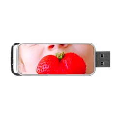 Strawberry Love Portable Usb Flash (one Side) by StarvingArtisan