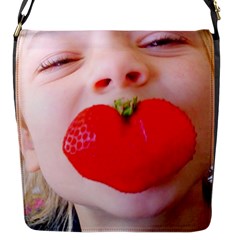 Strawberry Love Flap Closure Messenger Bag (s) by StarvingArtisan