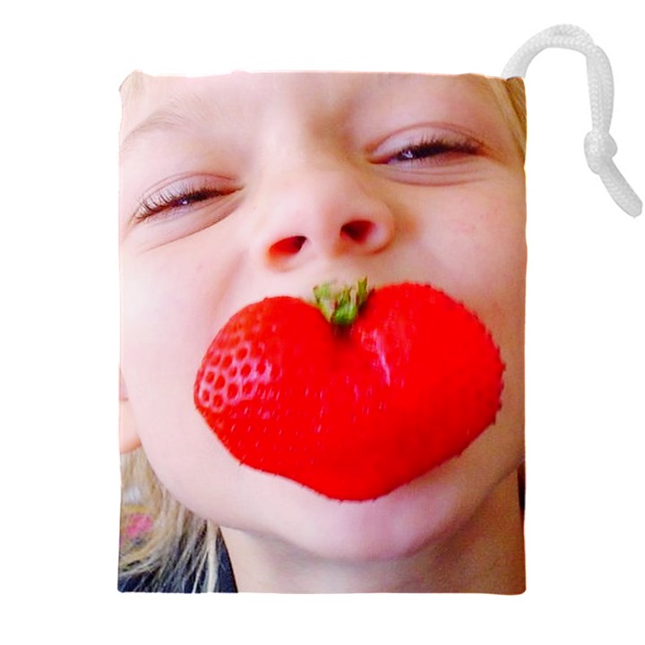 Strawberry Love Drawstring Pouch (4XL)