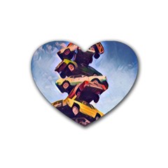 Berwyn Car Kebob Rubber Heart Coaster (4 Pack) by StarvingArtisan