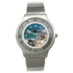 Isla Mujeres Mexico Stainless Steel Watch by StarvingArtisan