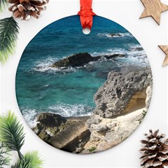 Isla Mujeres Mexico Round Ornament (two Sides)