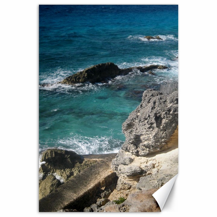 Isla mujeres mexico Canvas 24  x 36 