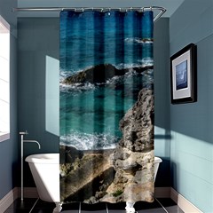 Isla Mujeres Mexico Shower Curtain 36  X 72  (stall)  by StarvingArtisan