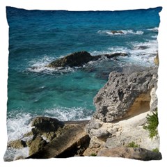 Isla Mujeres Mexico Standard Premium Plush Fleece Cushion Case (two Sides) by StarvingArtisan