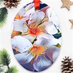 Daisy Painting  Ornament (Oval) Front