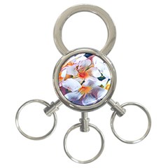 Daisy Painting  3-ring Key Chain by StarvingArtisan