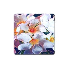 Daisy Painting  Square Magnet by StarvingArtisan