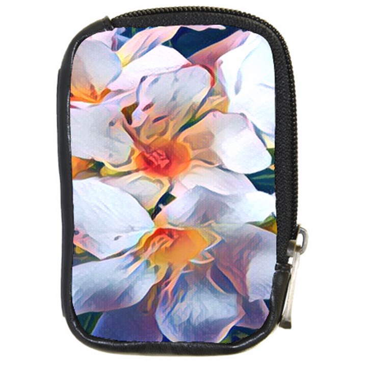 Daisy Painting  Compact Camera Leather Case