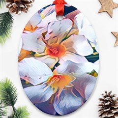 Daisy Painting  Ornament (oval)