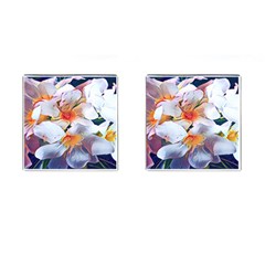 Daisy Painting  Cufflinks (square) by StarvingArtisan