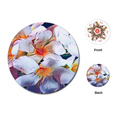 Daisy Painting  Playing Cards Single Design (round)