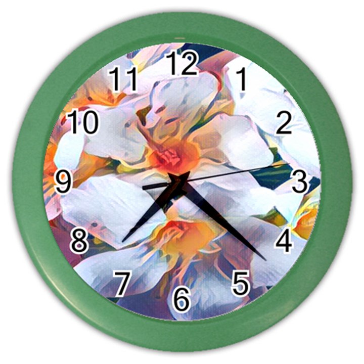 Daisy Painting  Color Wall Clock