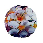 Daisy Painting  Standard 15  Premium Flano Round Cushions Front