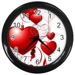 Pngwing Com (1) Wall Clock (Black) Front