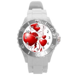 Pngwing Com (1) Round Plastic Sport Watch (L)