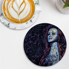 Pavement Lover Uv Print Round Tile Coaster by MRNStudios