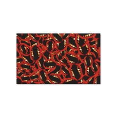 Ugly Open Mouth Graphic Motif Print Pattern Sticker Rectangular (10 Pack) by dflcprintsclothing