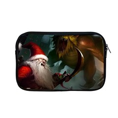 A Santa Claus Standing In Front Of A Dragon Apple Macbook Pro 13  Zipper Case by bobilostore