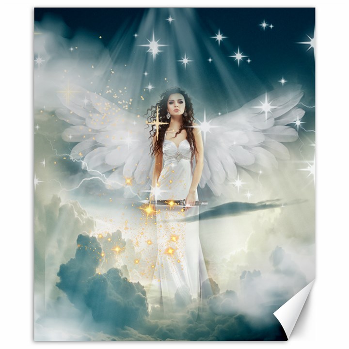 Guardian Angel  Canvas 8  x 10 