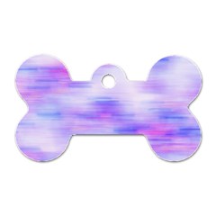 Bright Colored Stain Abstract Pattern Dog Tag Bone (two Sides) by dflcprintsclothing