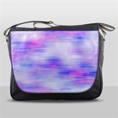 Bright Colored Stain Abstract Pattern Messenger Bag