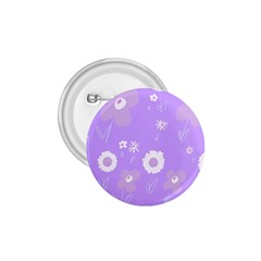 Daisy Flowers Lilac White Lavender Purple 1 75  Buttons by Mazipoodles