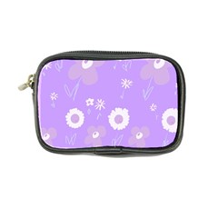 Daisy Flowers Lilac White Lavender Purple Coin Purse by Mazipoodles