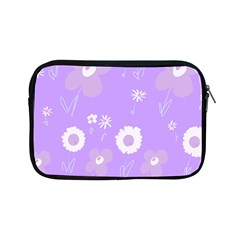 Daisy Flowers Lilac White Lavender Purple Apple Ipad Mini Zipper Cases by Mazipoodles