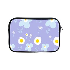 Daisy Flowers Blue White Yellow Lavender Apple Ipad Mini Zipper Cases by Mazipoodles