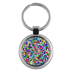 Background Color Key Chain (round) by artworkshop