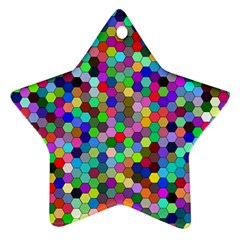 Background Color Star Ornament (two Sides) by artworkshop