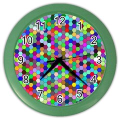 Background Color Color Wall Clock by artworkshop