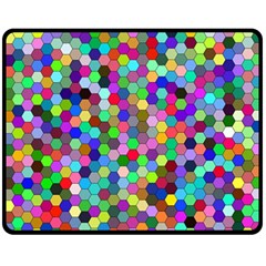 Background Color One Side Fleece Blanket (medium) by artworkshop