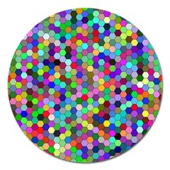 Background Color Magnet 5  (round) by artworkshop