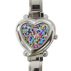 Background Color Heart Italian Charm Watch by artworkshop