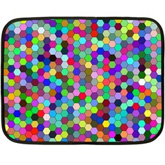 Background Color One Side Fleece Blanket (mini) by artworkshop