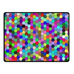 Background Color One Side Fleece Blanket (small) by artworkshop